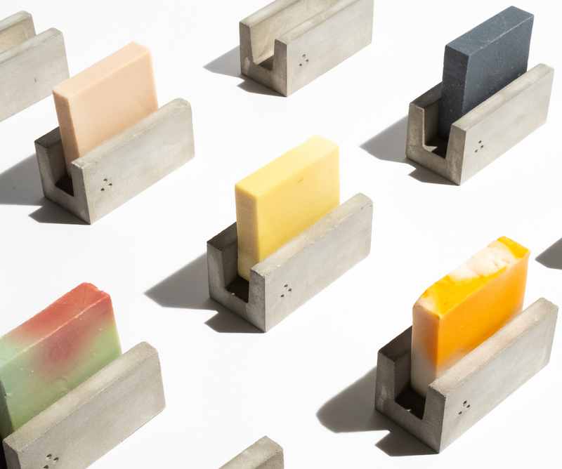 Seifenhalter mit Naturseife im Paket | funktionale Seifenschale für langlebige Seife